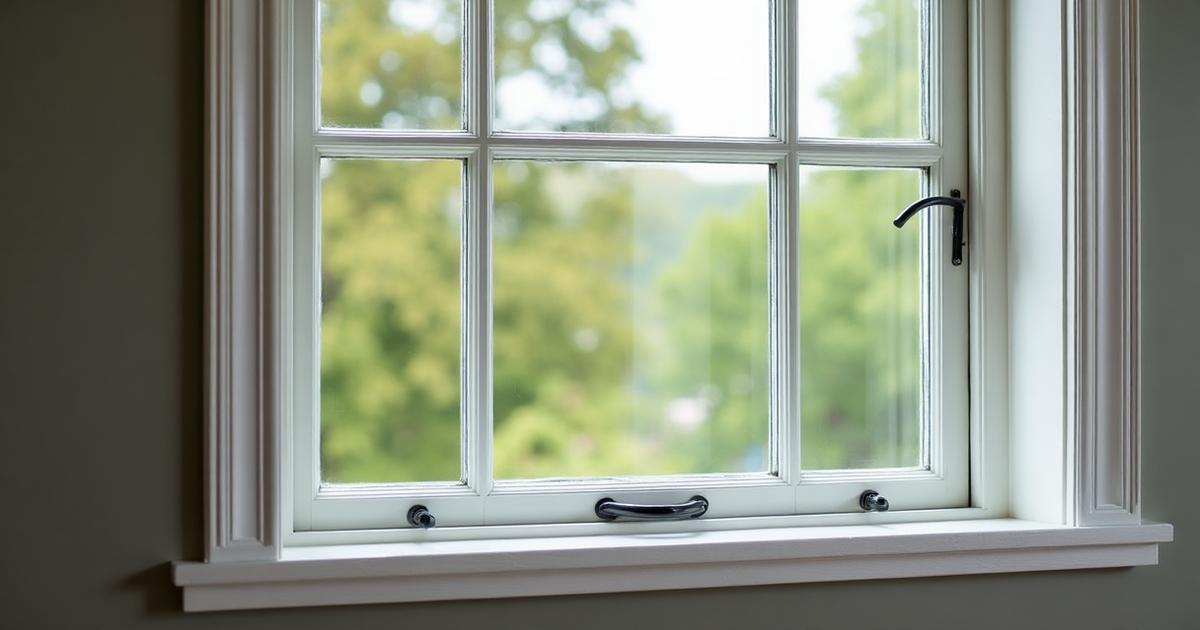 Restored Georgian sash windows in a London townhouse after draught proofing and secondary glazing